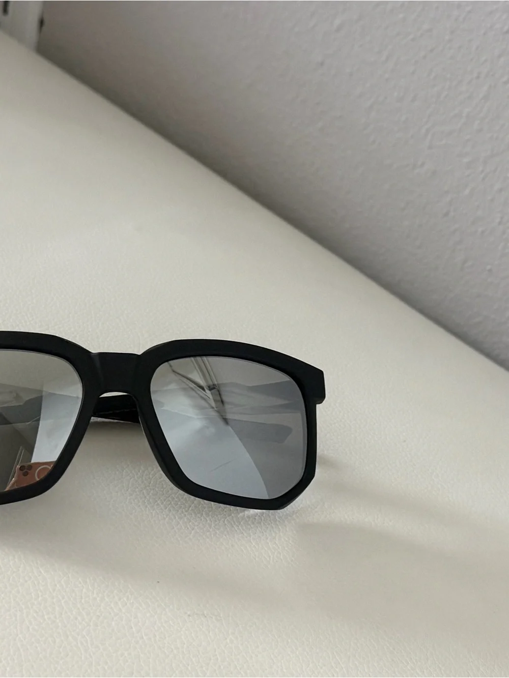 Plein Sport Black Frame Sunglasses with Reflective Lenses